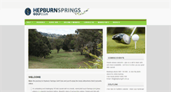 Desktop Screenshot of hepburngolf.com.au